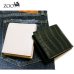 画像1: zoo正規取扱店【ZOO/ズー】クロコダイル（ワニ革）日本製 2つ折り革財布 ブラック/ホワイト (1)