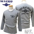 THE FLAT HEAD（ザ・フラットヘッド） ショルダーパッド サーマル 長袖Ｔシャツ グレー