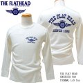 THE FLAT HEAD（ザ・フラットヘッド） ショルダーパッド サーマル 長袖Ｔシャツ ホワイト