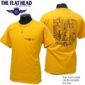 2023年夏新作 THE FLAT HEAD（ザ・フラットヘッド） LOUIS DESIGN/ルイスデザイン 半袖Ｔシャツ イエロー