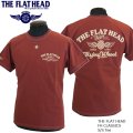 2024年夏新作 THE FLAT HEAD（ザ・フラットヘッド）FHクラシック ヘビーオンス半袖Ｔシャツ ライトレッド