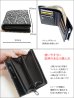 画像3: ZOO正規取扱店 エレファント（象革）ミディアムサイズ革財布 ブラッククラッシュ Dingo/ディンゴ (3)
