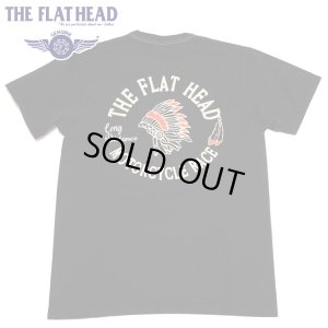 画像1: 2025年夏新作 THE FLAT HEAD（ザ・フラットヘッド） MOTOR CYCLE RACE/モーターサイクルレース 半袖Ｔシャツ（ブラック）