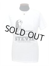 画像: スティービー・ワンダー オマージュ半袖Tシャツ FRUIT OF THE LOOM 白 ホワイト