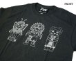 画像1: FUNNY サンフェイス/ホピカチナ 半袖Tシャツ ブラック (1)