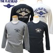 画像5: THE FLAT HEAD（ザ・フラットヘッド） ショルダーパッド サーマル 長袖Ｔシャツ グレー (5)