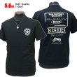 画像1: [RISE-ROCK ライズロック]  5.6オンス RISERS 半袖Tシャツ 黒 ブラック (1)