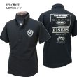 画像1: RISE-ROCK ドライ鹿の子 ボタンダウン半袖ポロシャツ RISERS ブラック (1)