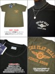 画像2: 2024年夏新作 THE FLAT HEAD（ザ・フラットヘッド） FLYING WHEEL/フライングホイール 半袖Ｔシャツ ブラック×アイボリー (2)