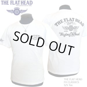 画像: 2024年夏新作 THE FLAT HEAD（ザ・フラットヘッド）FHクラシック ヘビーオンス半袖Ｔシャツ ホワイト