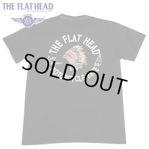 画像: 2025年夏新作 THE FLAT HEAD（ザ・フラットヘッド） MOTOR CYCLE RACE/モーターサイクルレース 半袖Ｔシャツ（ブラック）