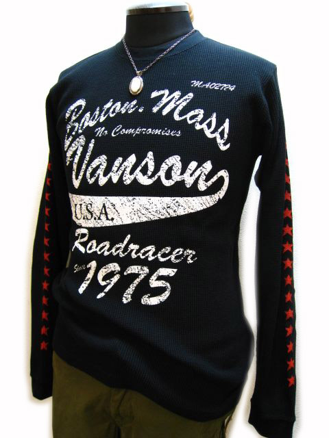 画像: ◇- vanson サーマルＴシャツ 入荷しました！ -◇ 