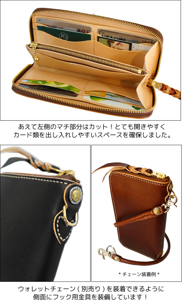 画像: ◇- ラウンドファスナー革財布 入荷しました! -◇