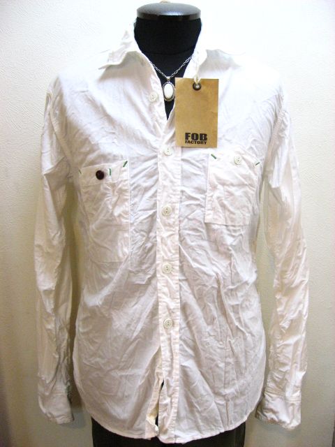 画像: ◇- FOBファクトリー 白シャツ 入荷しました！ -◇