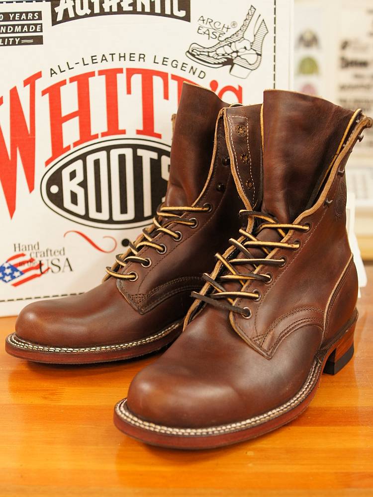 高価値 ホワイツ スモークジャンパー 8インチ Whites Boots SMOKE