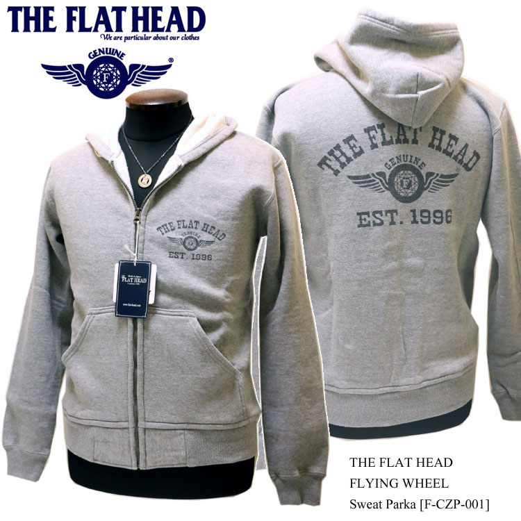 THE FLAT HEAD（フラットヘッド） フルジップ スウェットパーカー 