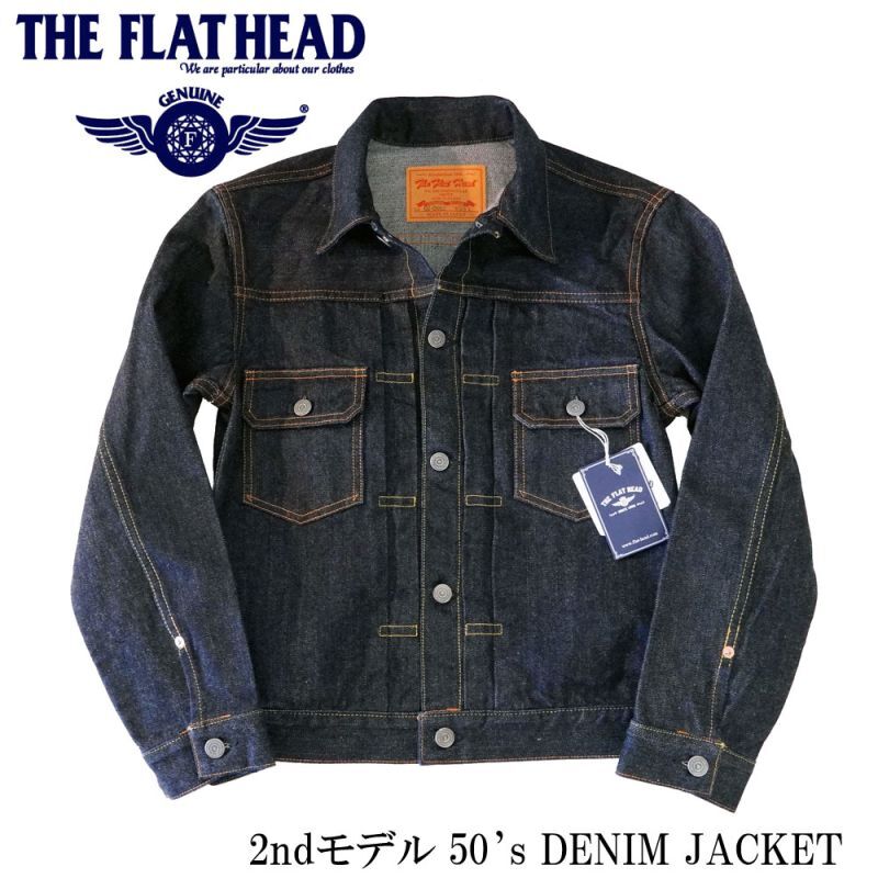 画像: THE FLAT HEAD（ザ・フラットヘッド）14.5oz デニムジャケット 50'sモデル FN-OJ-D002